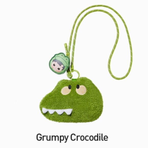 Pop Mart Haci Pupu Snuggle With You Plush Bag Grumpy Crocodile - Picture 3 of 16